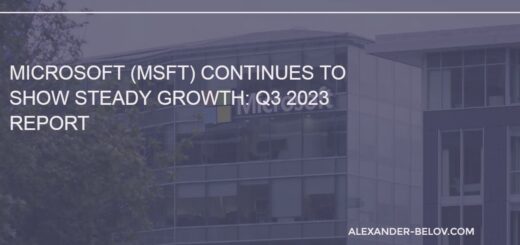 Microsoft (MSFT) continues to show steady growth Q3 2023 report