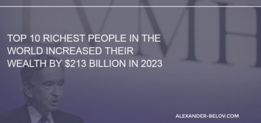 Top 10 richest people in the world increased their wealth by 213 billion in 2023