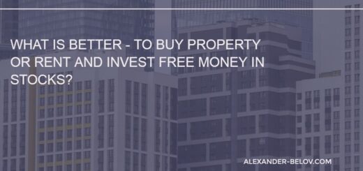 to buy property or rent and invest free money in stocks