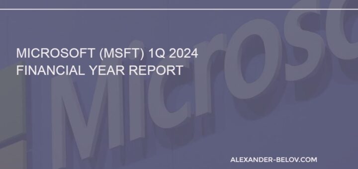 Microsoft (MSFT) 1Q 2024 Financial Year Report