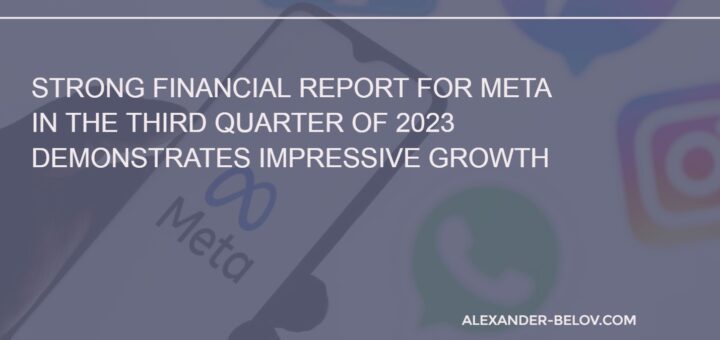 Financial Report for Meta in the Third Quarter of 2023
